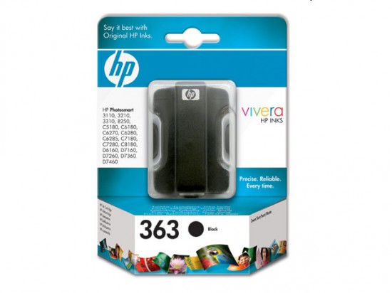 Hewlett Packard HP 363 Black Ink Cartridge [C8721EE]