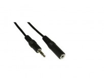 Cable Audio 3.5mm M/F stereo 5m Bulk 