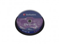 Verbatim DVD+R Matt Silver 10-Pack Spindle 16x (4.7GB) [43498]