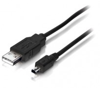 Equip USB 2.0 Cable A- Mini4P 1.8m M/M [128520]