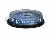TDK DVD+R 10-Pack 16x (4.7GB) [DVD+R47CBED10]