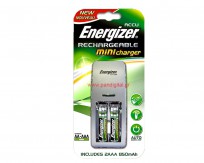 Energizer Accu Mini Charger [AA+AAA] + 2AAA 850mAh
